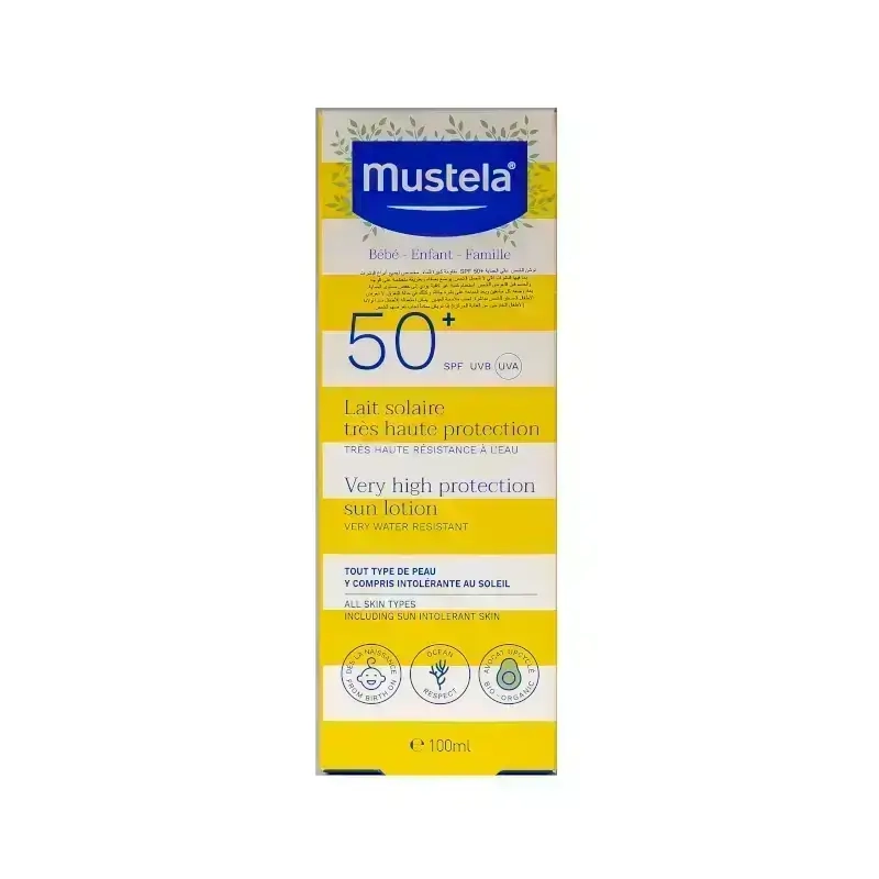 MUSTELA Bébé Lait Solaire SPF50+ - 100 ml